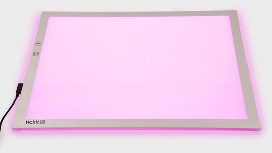 Tickit - Tickit - Lichtpaneel A3 Kleurveranderend - Playlaan