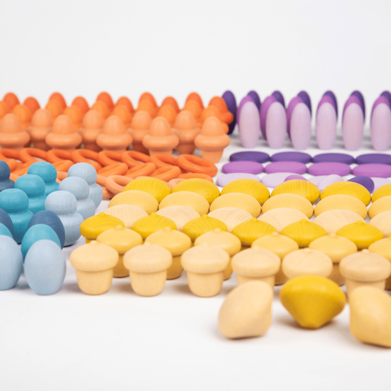Tickit - Tickit - Loose Parts Houten Schatten Superset 420st - Playlaan