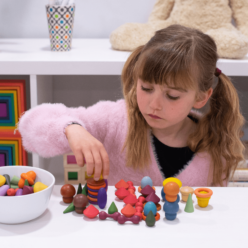 Tickit - Tickit - Loose Parts Houten Schatten Superset 420st - Playlaan