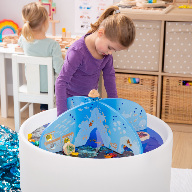 Tickit - Tickit - Ocean Discovery Verdeelstukken voor Sensorisch Spel Lichttafel of Tuff Tray - Playlaan
