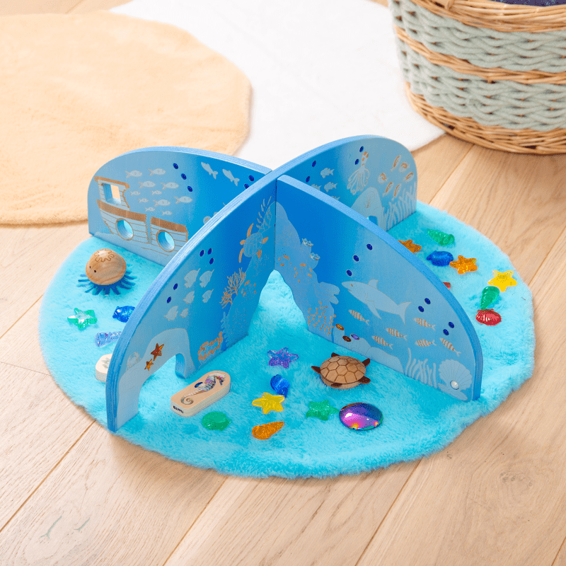 Tickit - Tickit - Ocean Discovery Verdeelstukken voor Sensorisch Spel Lichttafel of Tuff Tray - Playlaan