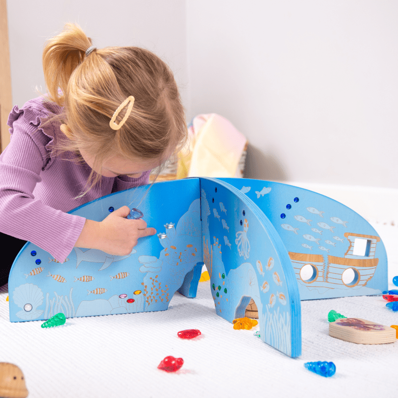 Tickit - Tickit - Ocean Discovery Verdeelstukken voor Sensorisch Spel Lichttafel of Tuff Tray - Playlaan