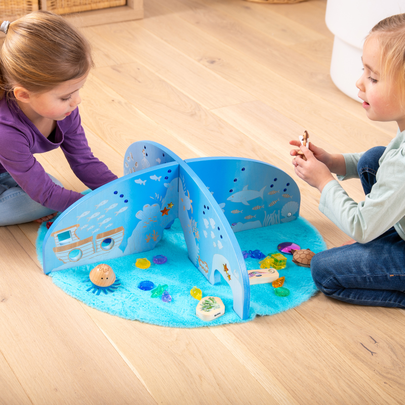 Tickit - Tickit - Ocean Discovery Verdeelstukken voor Sensorisch Spel Lichttafel of Tuff Tray - Playlaan
