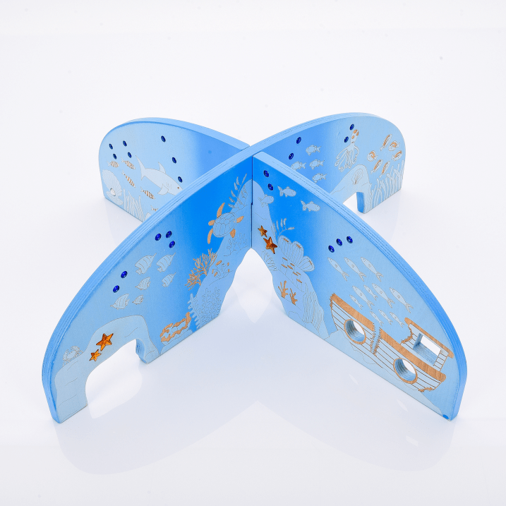 Tickit - Tickit - Ocean Discovery Verdeelstukken voor Sensorisch Spel Lichttafel of Tuff Tray - Playlaan