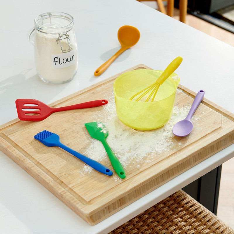 Tickit - Tickit - Rainbow Silicone Utensils - Pk6 - Playlaan