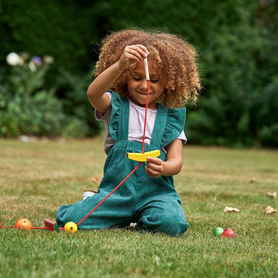Tickit - Tickit - Rijgspel met houten fruit - Playlaan