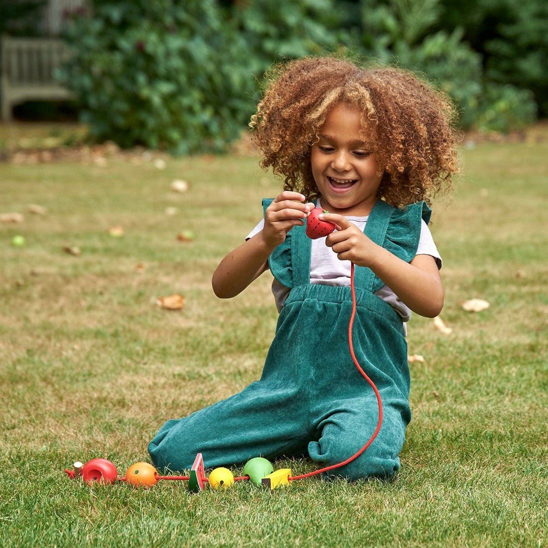 Tickit - Tickit - Rijgspel met houten fruit - Playlaan