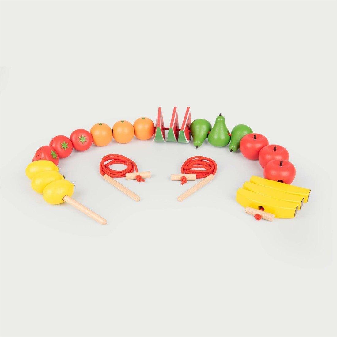 Tickit - Tickit - Rijgspel met houten fruit - Playlaan
