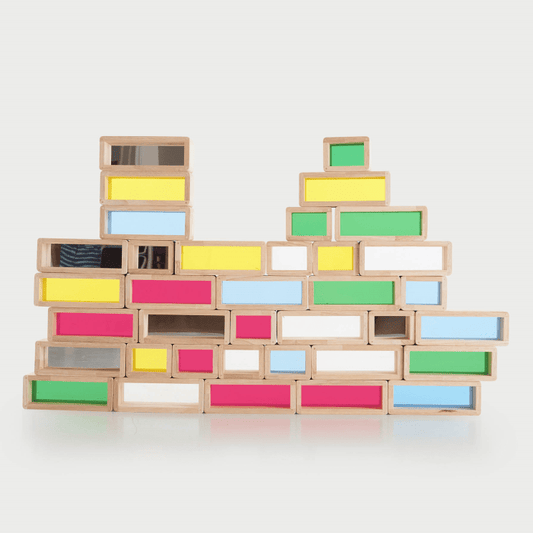 Tickit - Tickit - Sensorische Bouwblokken Regenboog 36st - Playlaan