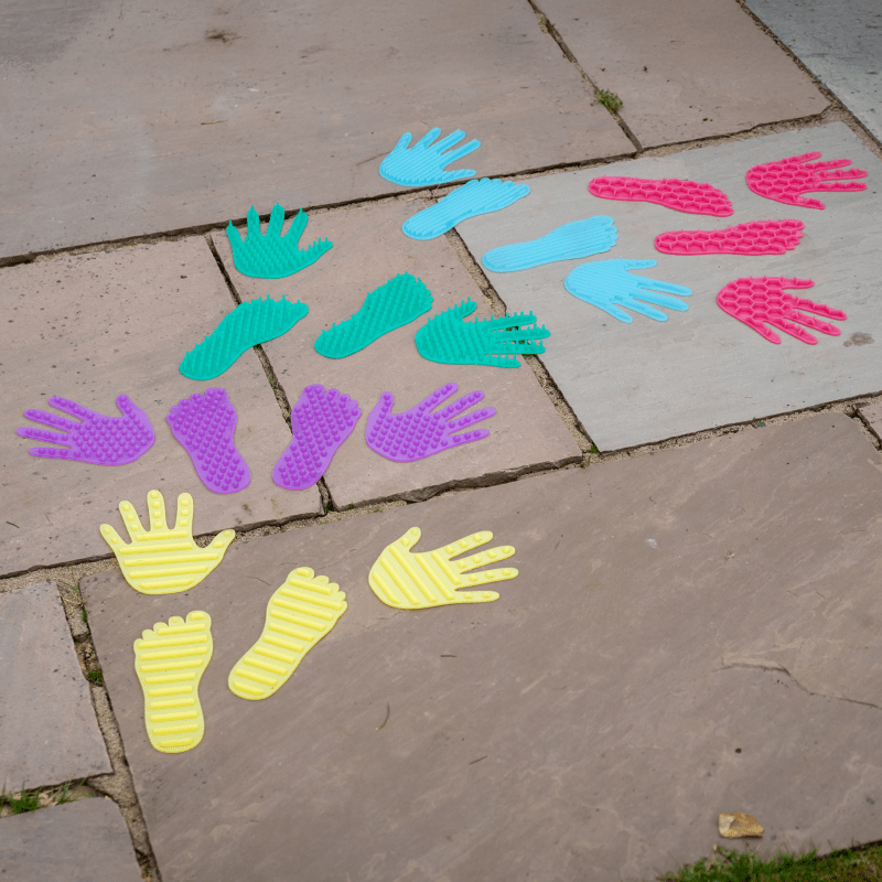 Tickit - Tickit - Sensorische Handen en Voeten markering (10 paren) - Playlaan