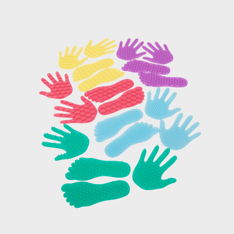 Tickit - Tickit - Sensorische Handen en Voeten markering (10 paren) - Playlaan