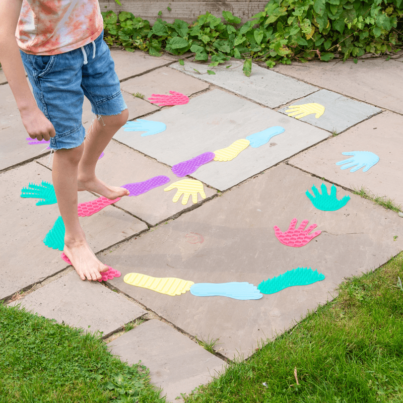 Tickit - Tickit - Sensorische Handen en Voeten markering (10 paren) - Playlaan