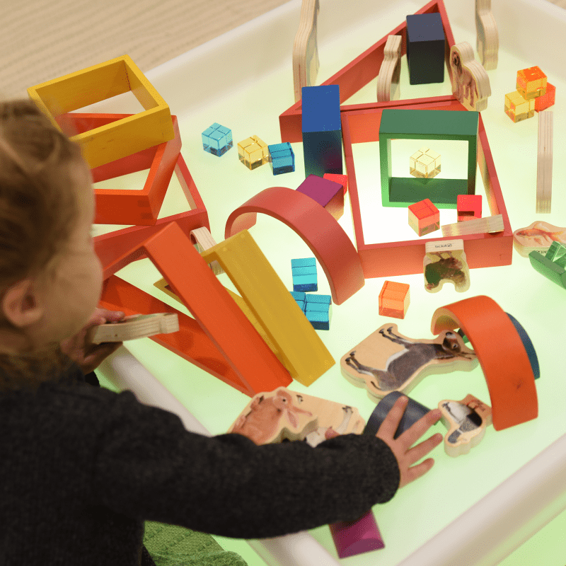 Tickit - Tickit - Sensory Mood vierkante lage ontdekkingstafel 75571 - Playlaan