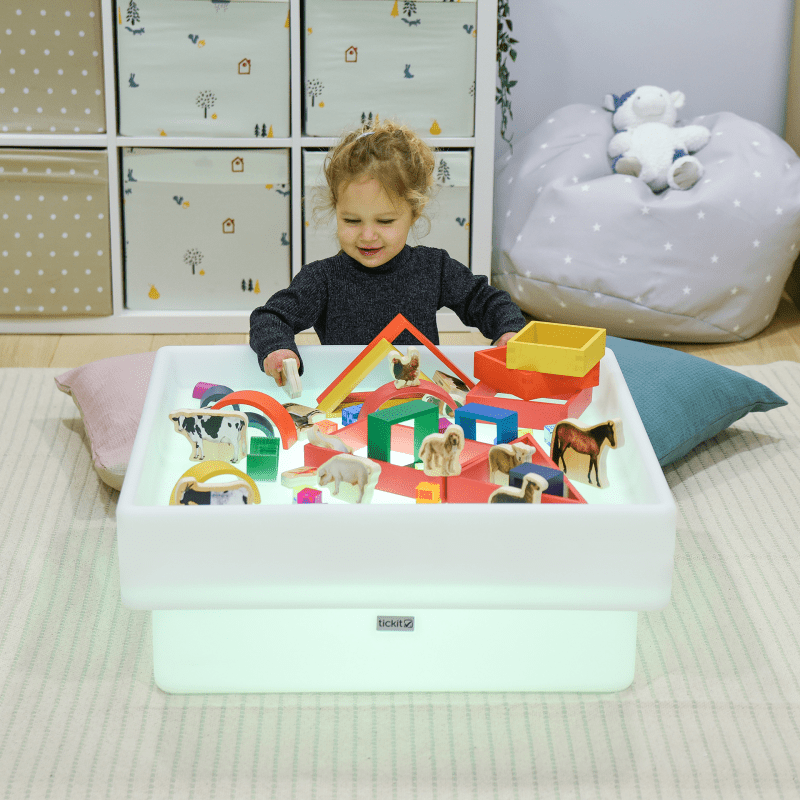 Tickit - Tickit - Sensory Mood vierkante lage ontdekkingstafel 75571 - Playlaan