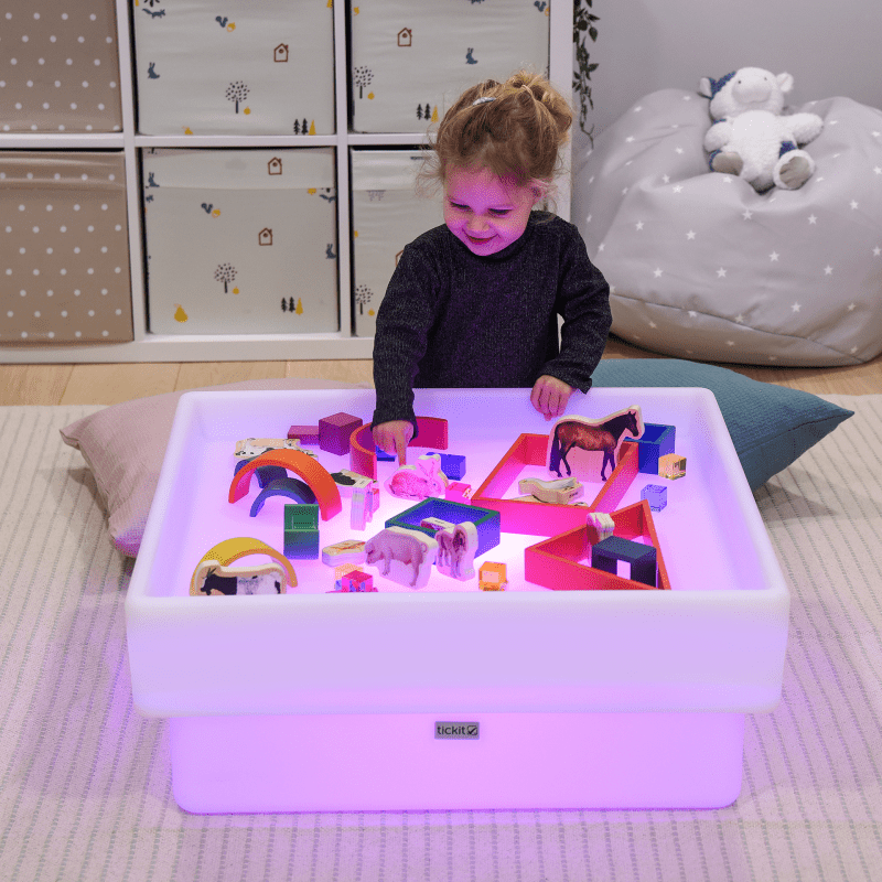 Tickit - Tickit - Sensory Mood vierkante lage ontdekkingstafel 75571 - Playlaan