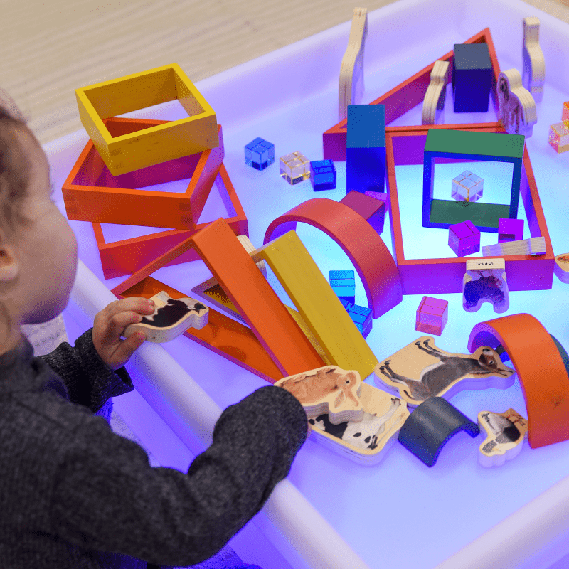 Tickit - Tickit - Sensory Mood vierkante lage ontdekkingstafel 75571 - Playlaan