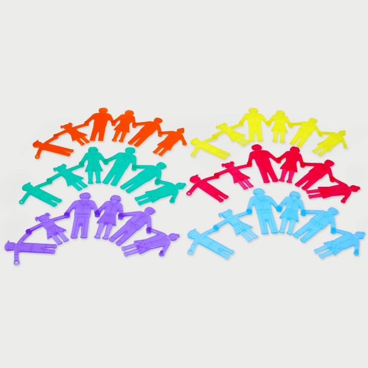 Tickit - Tickit - SiliShapes Familiefiguren – Koppelset - Playlaan