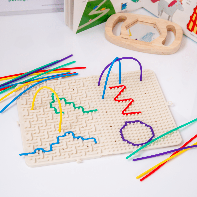 Tickit - Tickit - SiliShapes Sensorisch Activiteitendoolhof – 21-delig - Playlaan