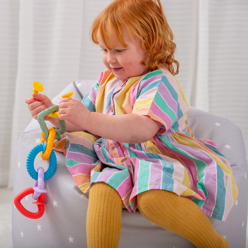 Tickit - Tickit - Silisoft Sensorische Pop Loops – Regenboog - Playlaan