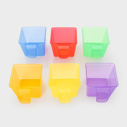 Tickit - Tickit - Translucent Colour Discovery Pots - Pk6 - Playlaan