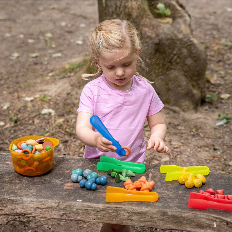 Tickit - Tickit - Translucent Colour Tongs - Pk6 - Playlaan