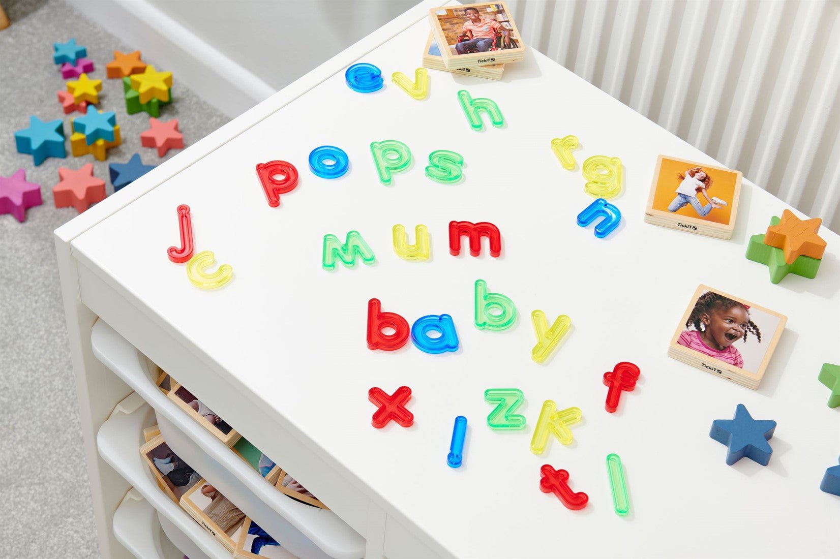 Tickit - Tickit - Transparant Letters klein - Playlaan