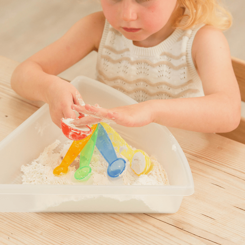 Tickit - Tickit - Transparante gekleurde maatschepjes - Playlaan