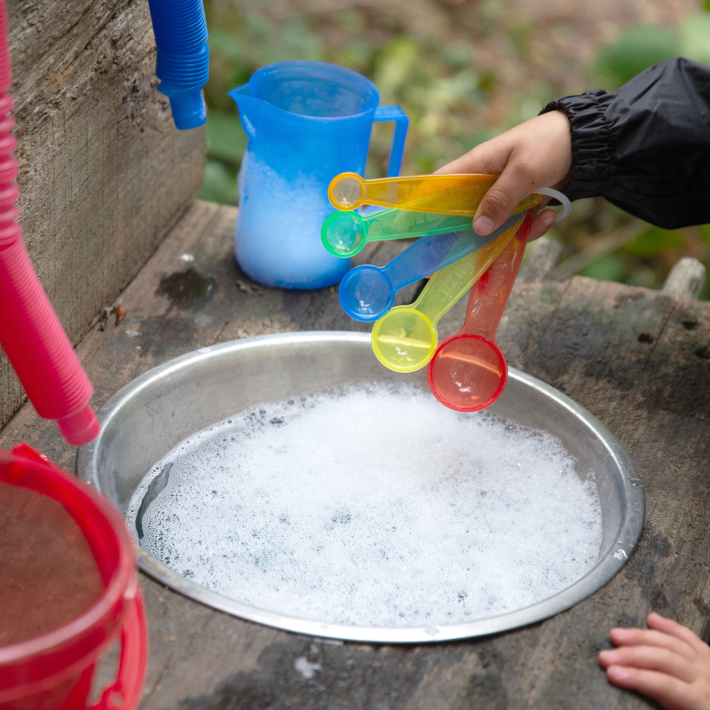 Tickit - Tickit - Transparante gekleurde maatschepjes - Playlaan