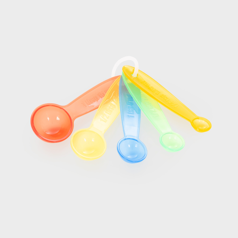 Tickit - Tickit - Transparante gekleurde maatschepjes - Playlaan