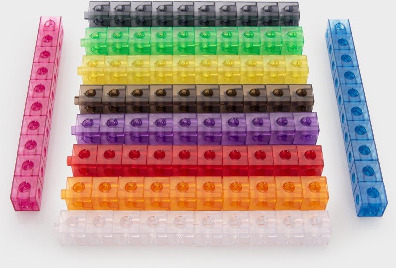 Tickit - Tickit - Transparante Koppelblokjes - 100st - Playlaan