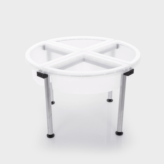 Tickit - Tickit - Transparante kwadrant speelbakken met standaard (45cm) - Playlaan