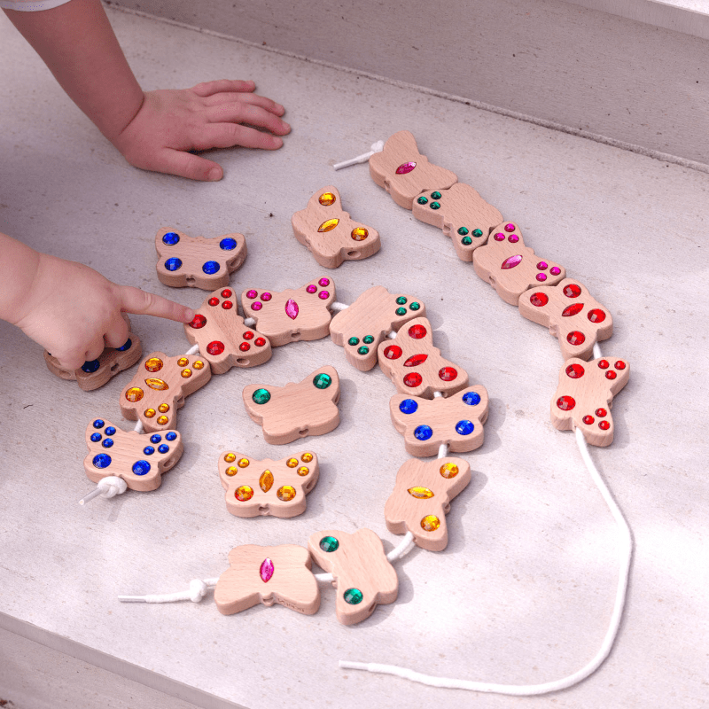 Tickit - Tickit - Vlinder rijgjuwelen (20 stuks) - Playlaan