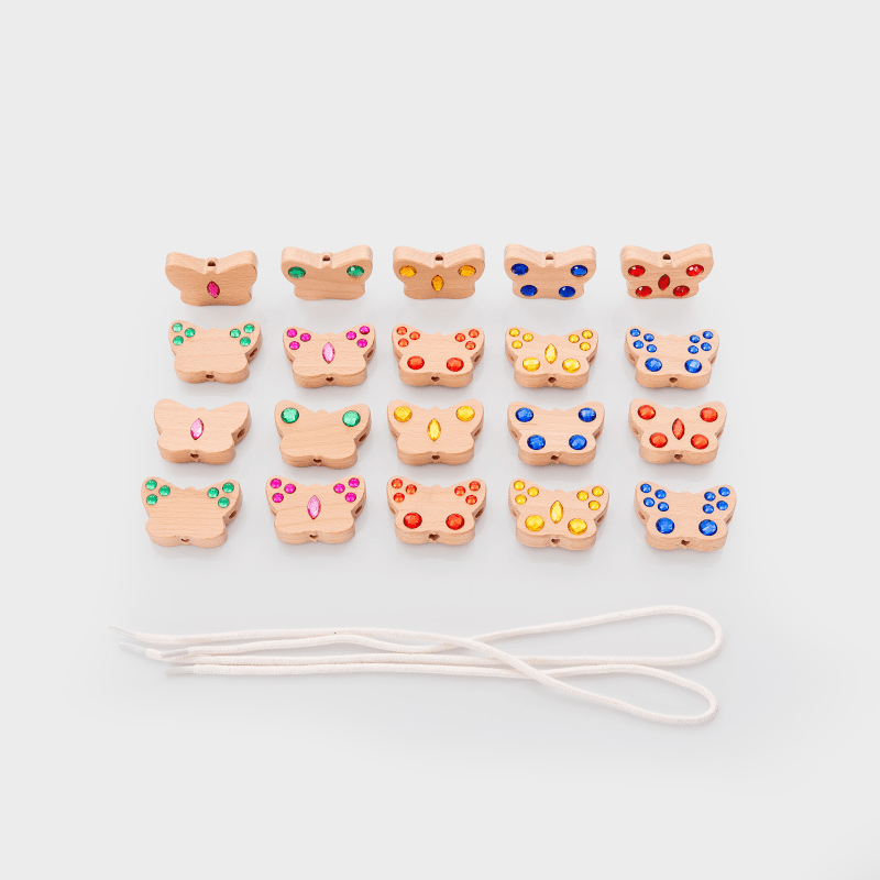 Tickit - Tickit - Vlinder rijgjuwelen (20 stuks) - Playlaan