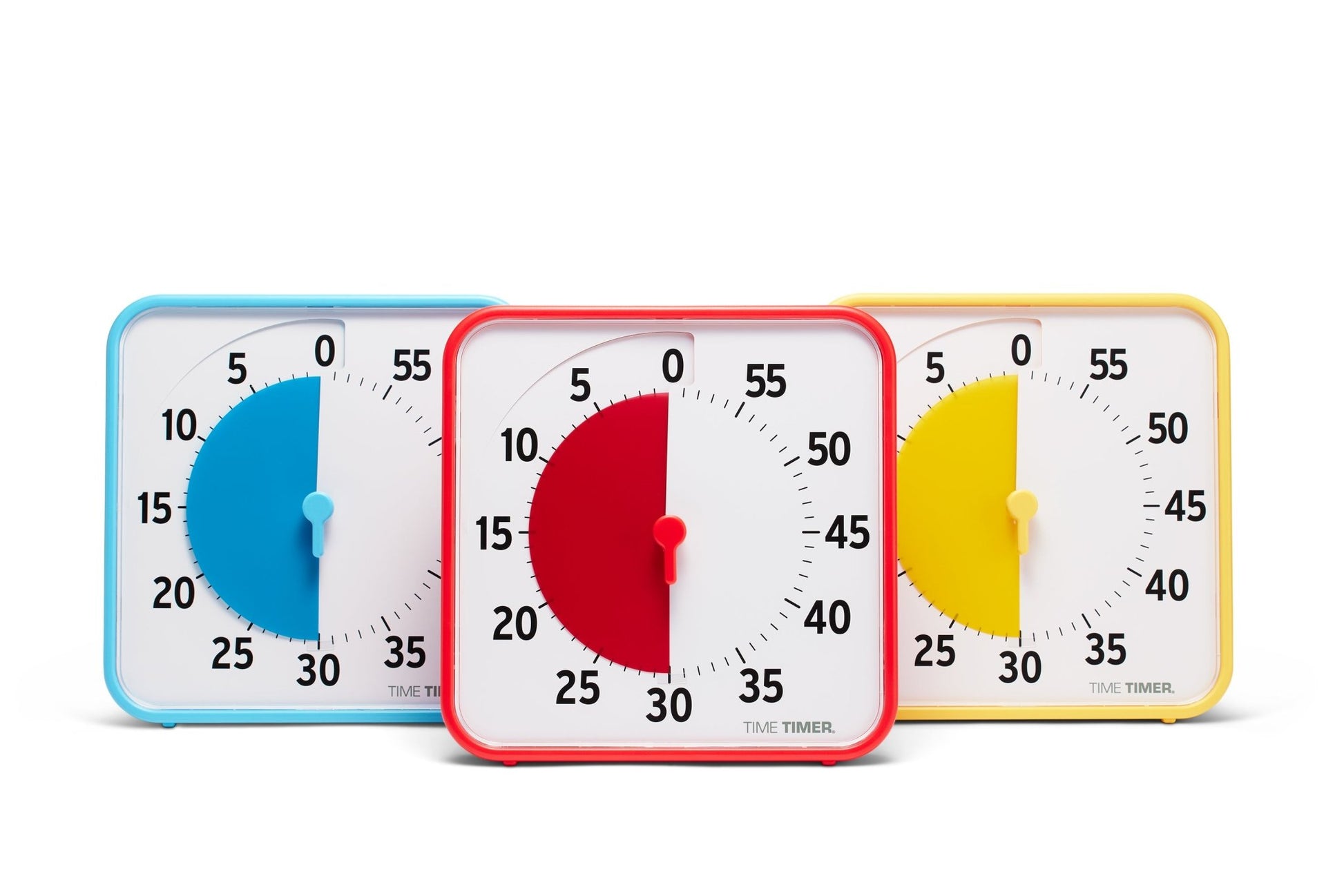 Time Timer - Time Timer - Medium Learning Center Classroom Set Primaire Kleuren 19x19cm - Playlaan