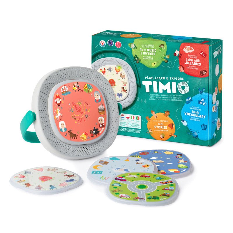 TIMIO - Timio Speler + 5 magnetische audioschijven - Oplaadbaar - Playlaan