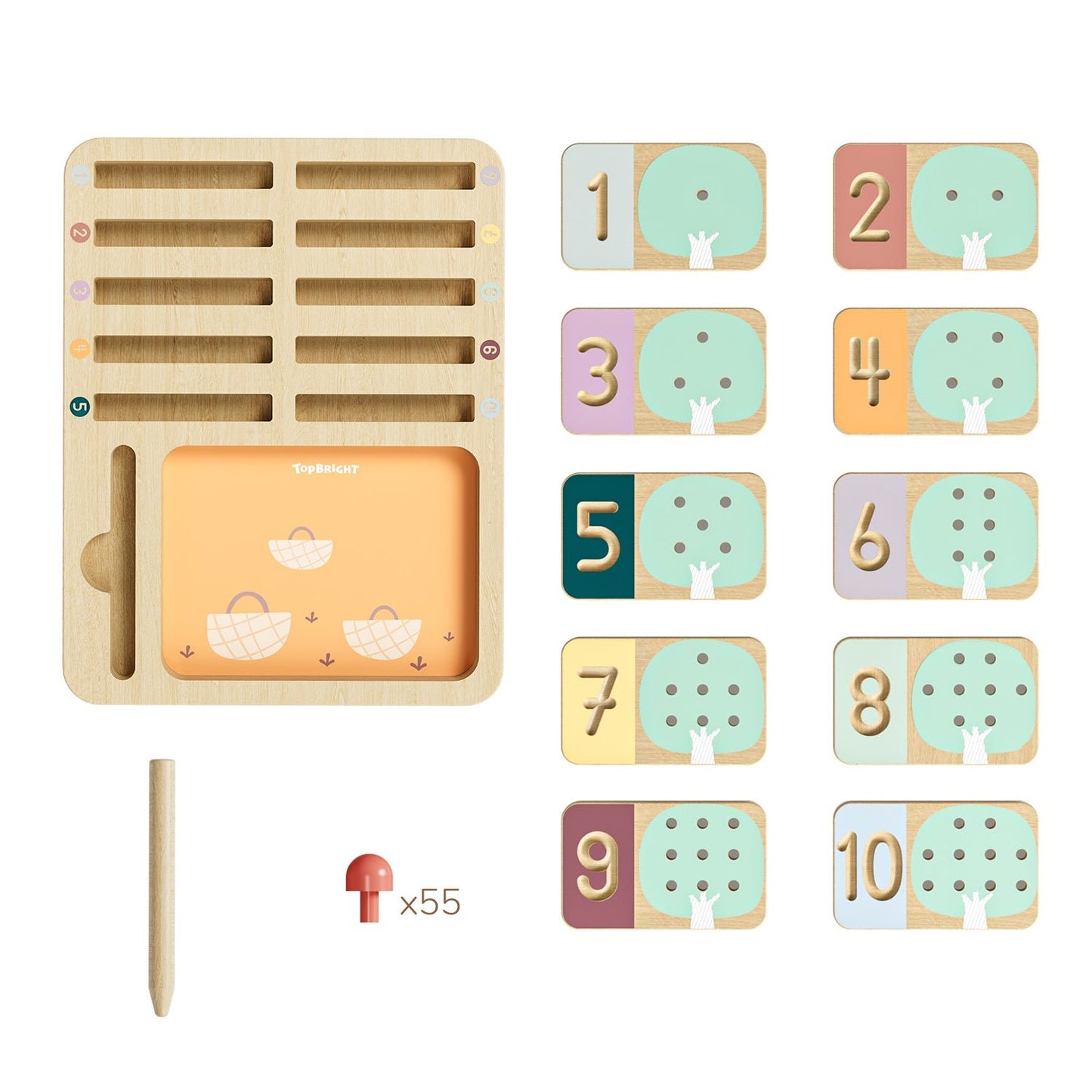 Topbright - Topbright - Apple tree number trainer - Playlaan