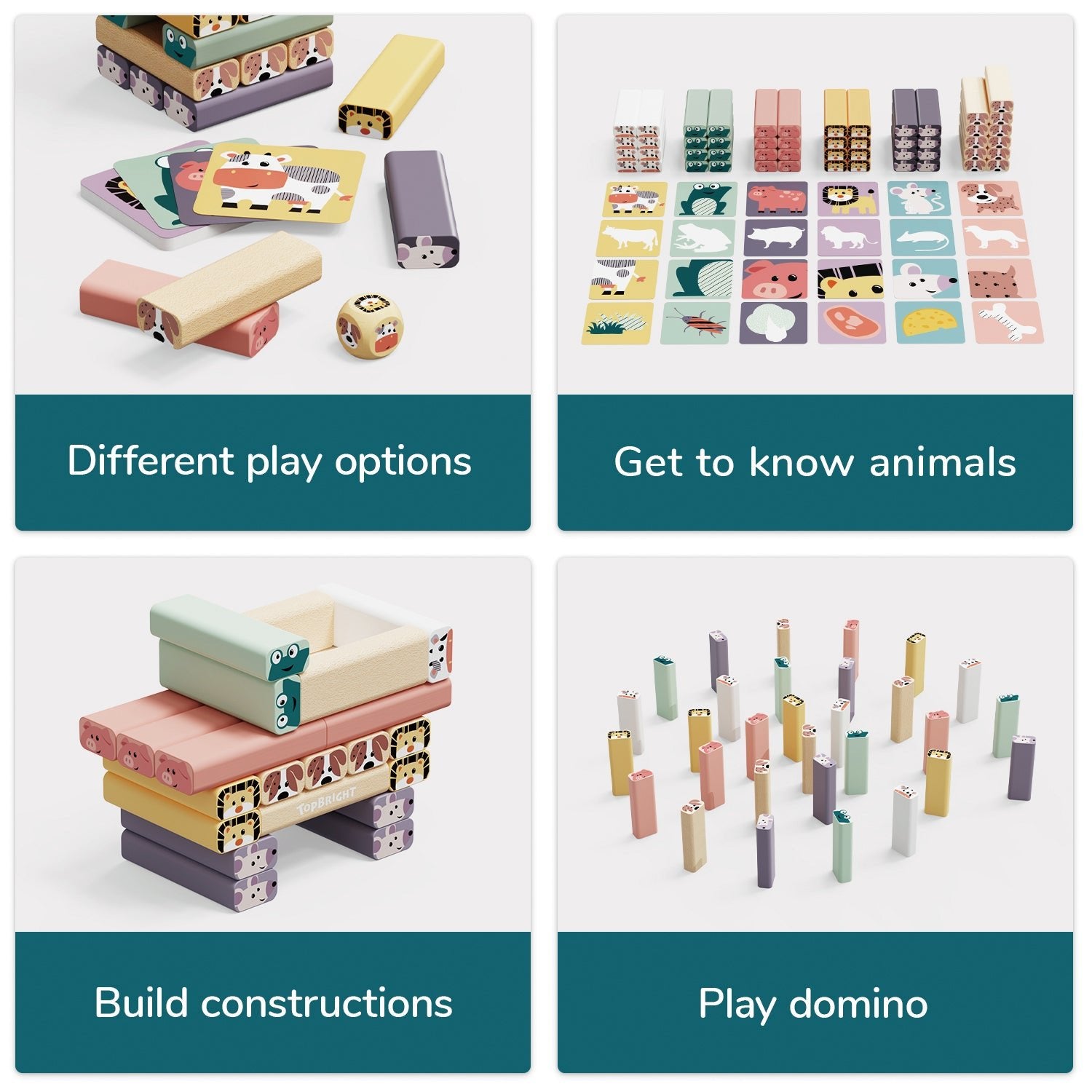 Topbright - Topbright - Wobbly Tower dieren - Playlaan