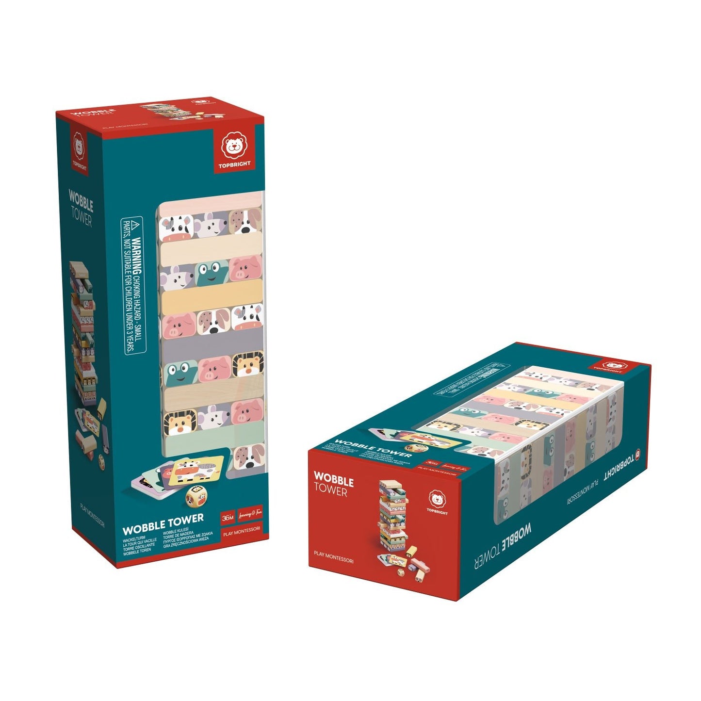 Topbright - Topbright - Wobbly Tower dieren - Playlaan