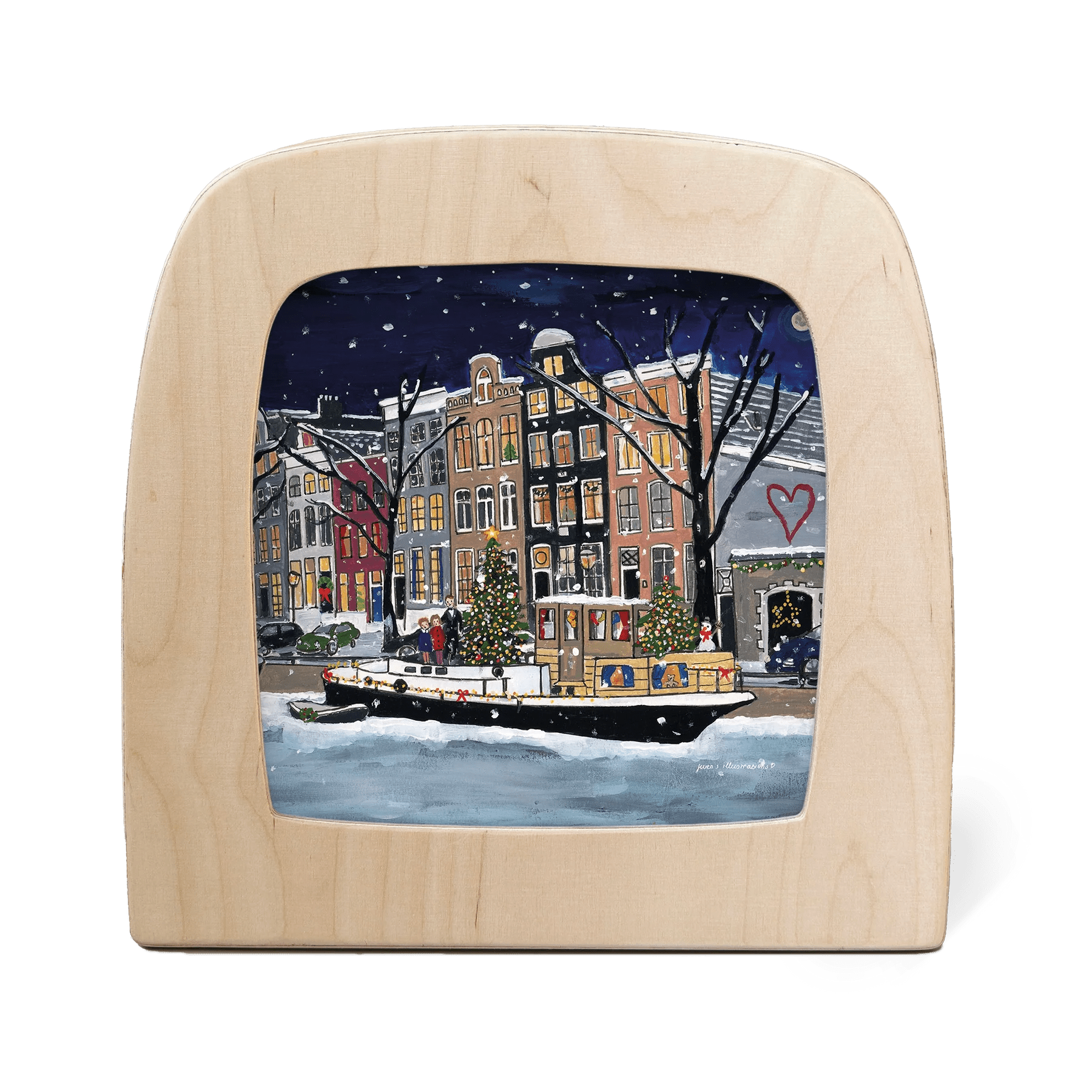 Toverlux - Kerst in Amsterdam Toverplaat - Gwen's Illustrations - Playlaan