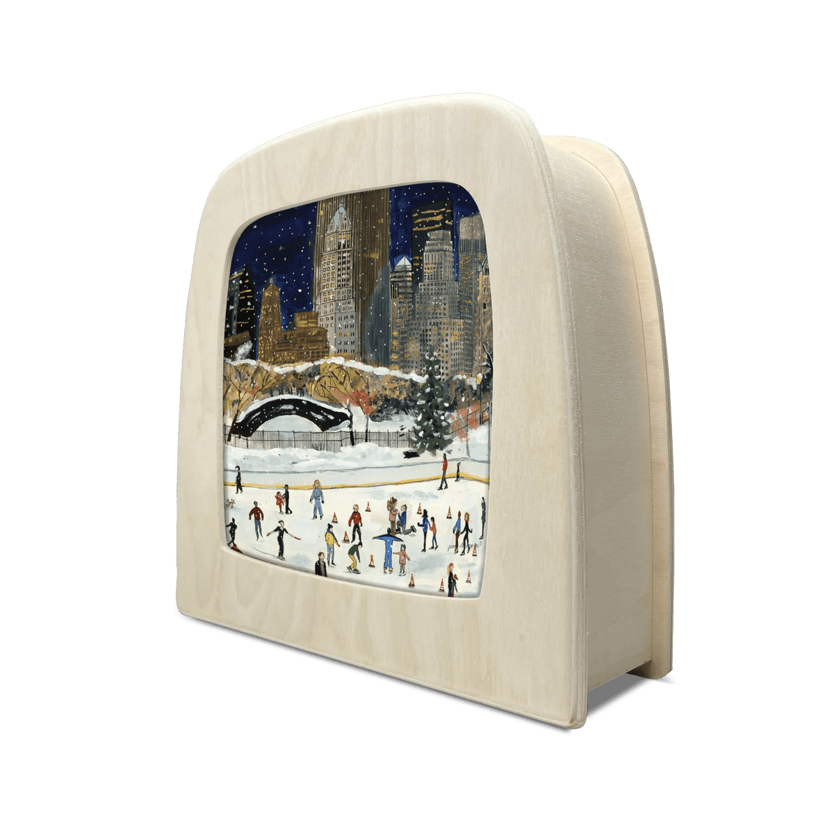 Toverlux - Toverlux - Toverplaat Christmas in New York - Gwen's Illustrations - Playlaan