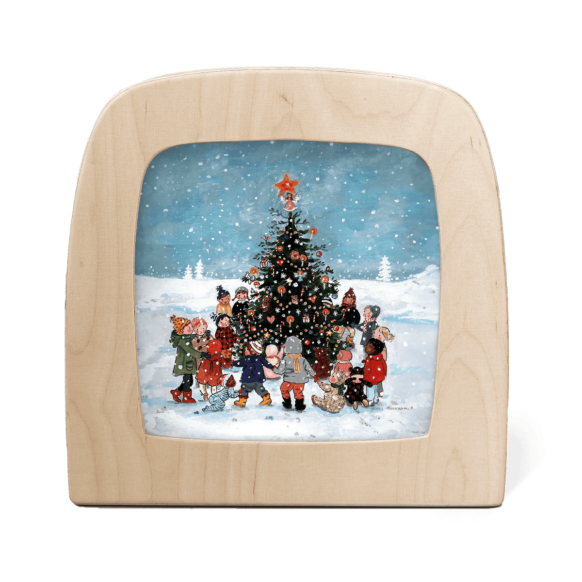 Toverlux - Toverlux - Toverplaat Snowy Decorations - Gwen's Illustrations - Playlaan