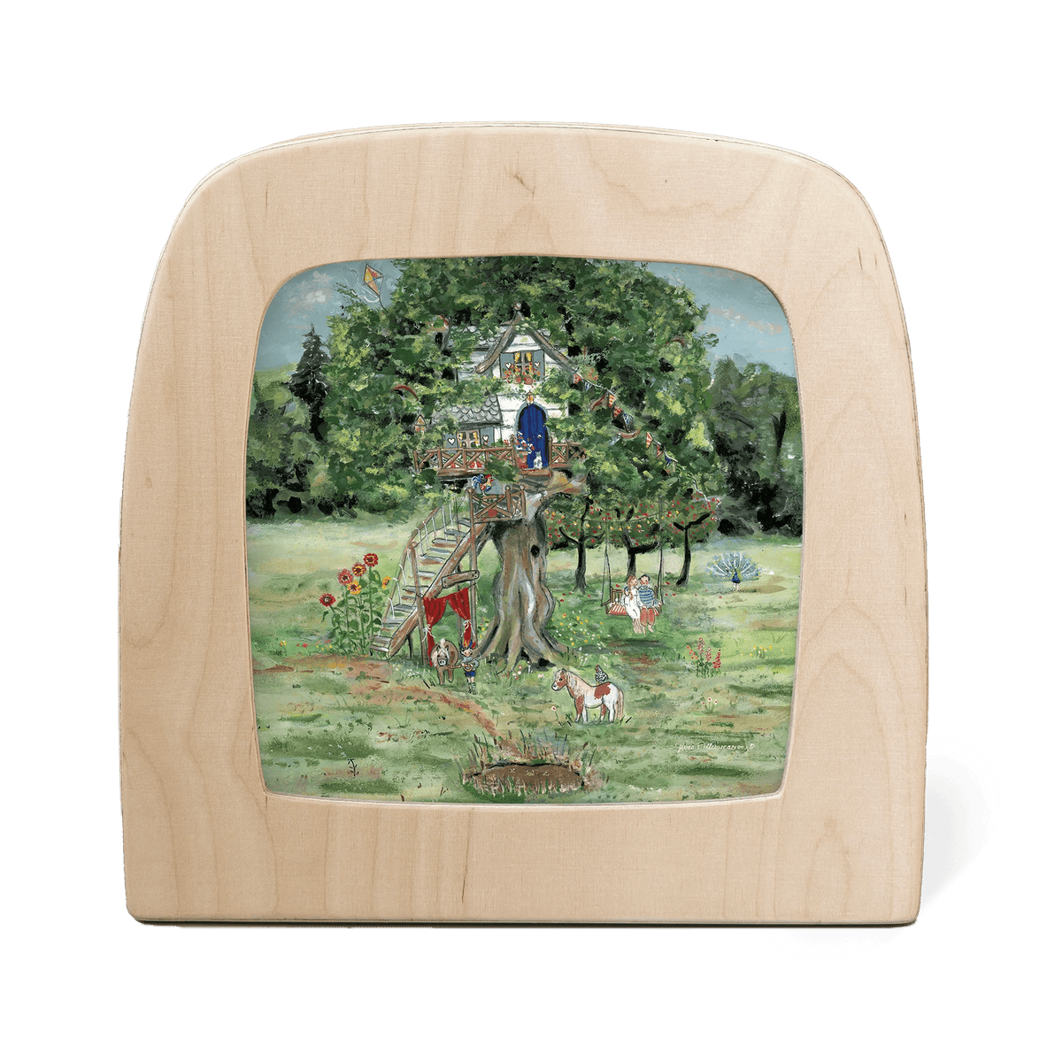 Toverlux - Toverlux - Toverplaat Treehouse - Gwen's Illustrations - Playlaan