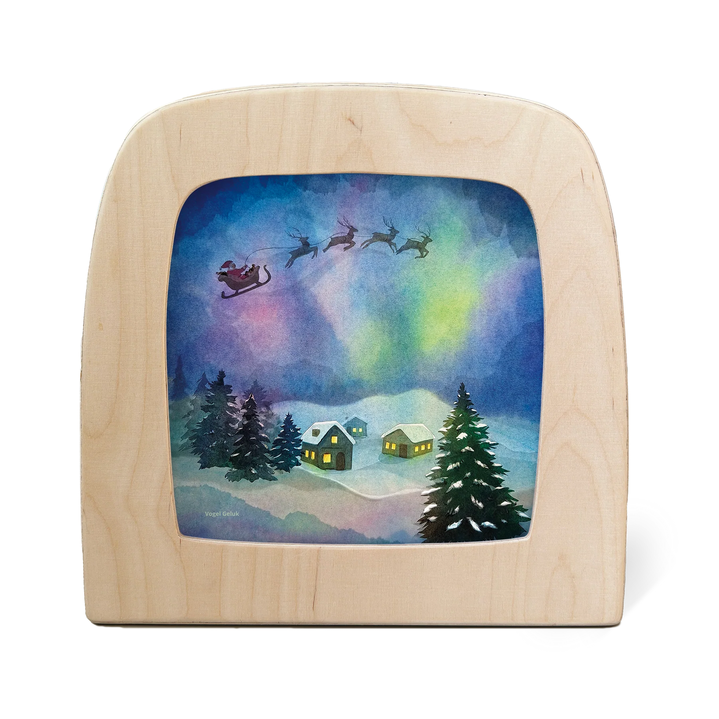 Toverlux - Toverlux - Vogel Geluk - Aurora Sleighride Silhouette - Playlaan