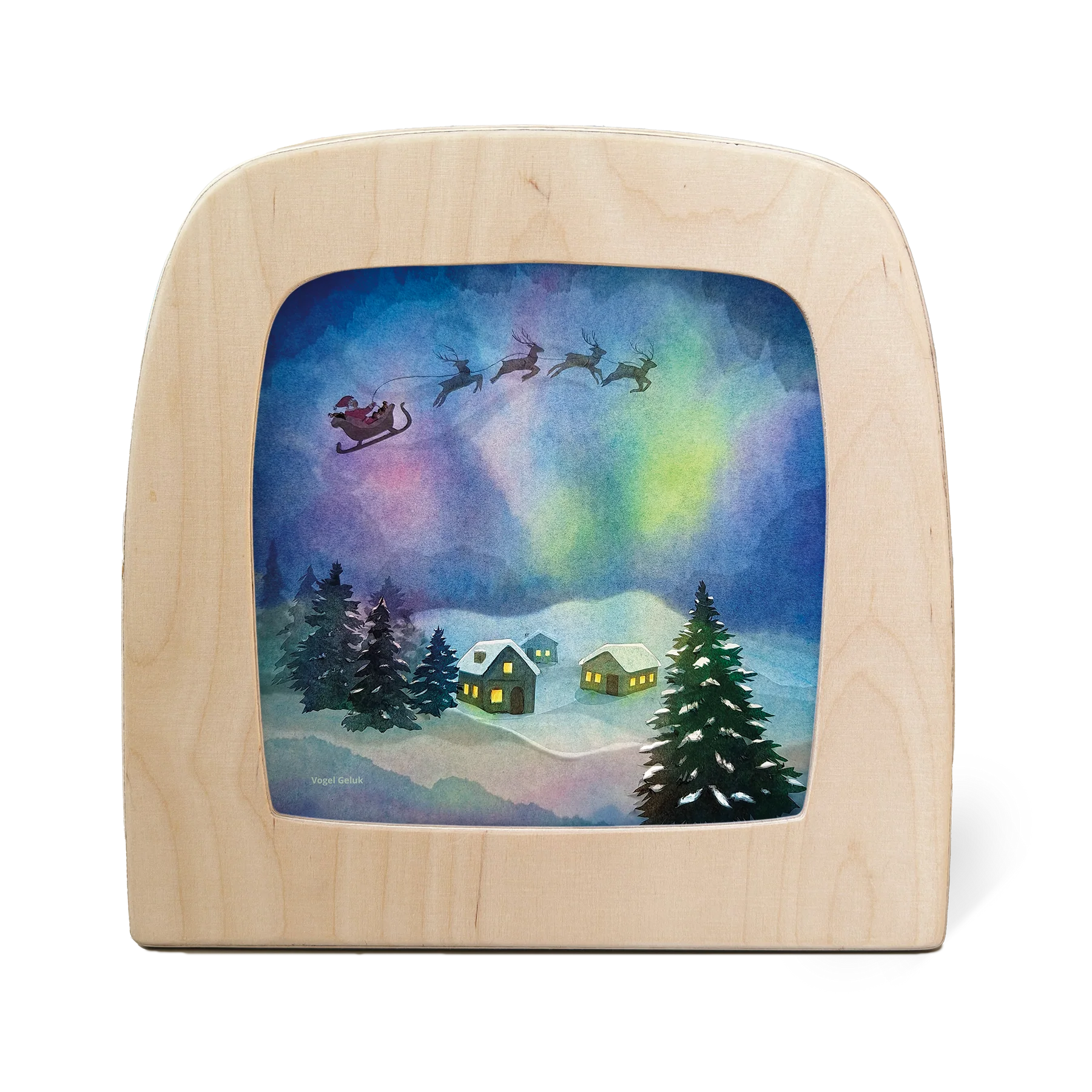 Toverlux - Toverlux - Vogel Geluk - Aurora Sleighride Silhouette - Playlaan