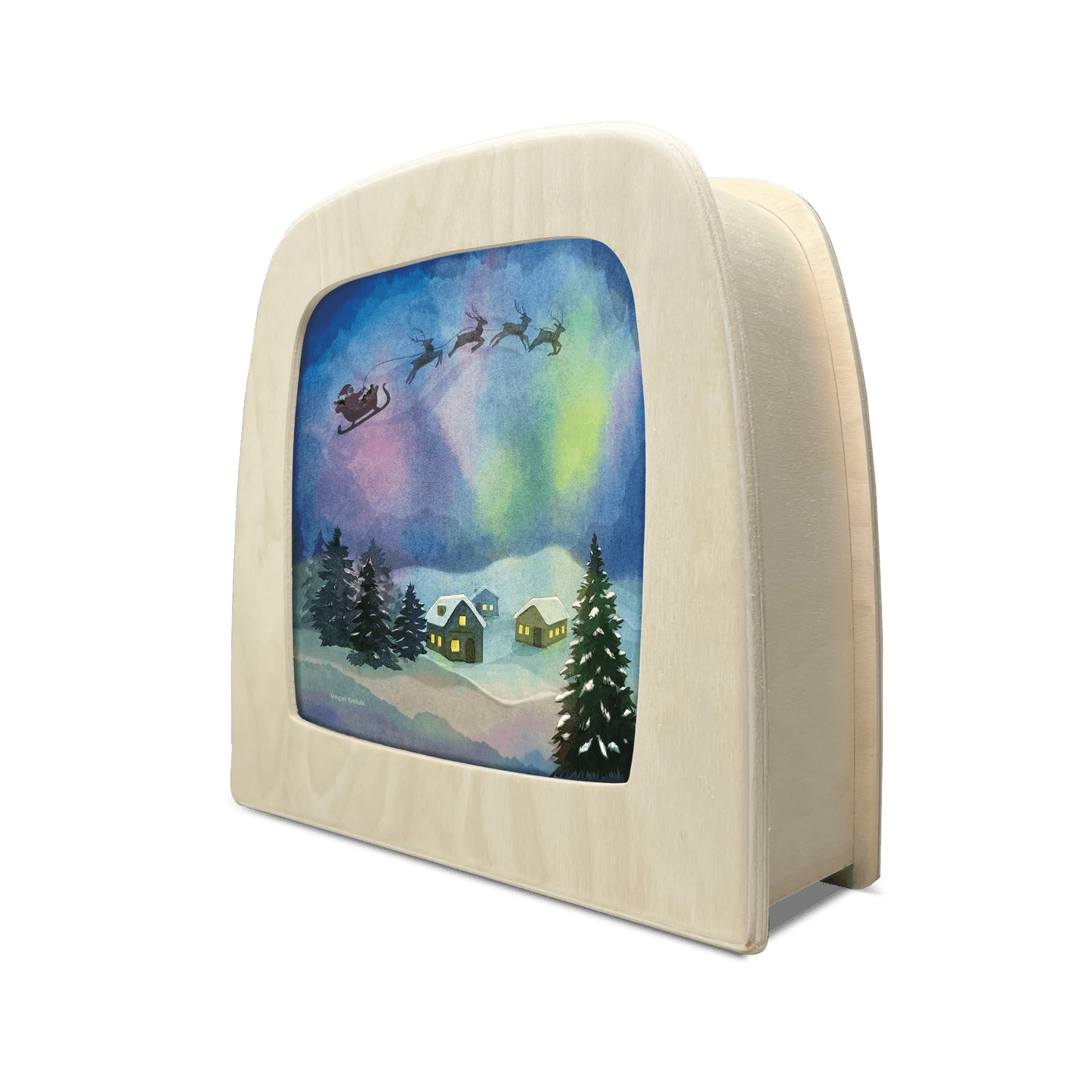 Toverlux - Toverlux - Vogel Geluk - Aurora Sleighride Silhouette - Playlaan