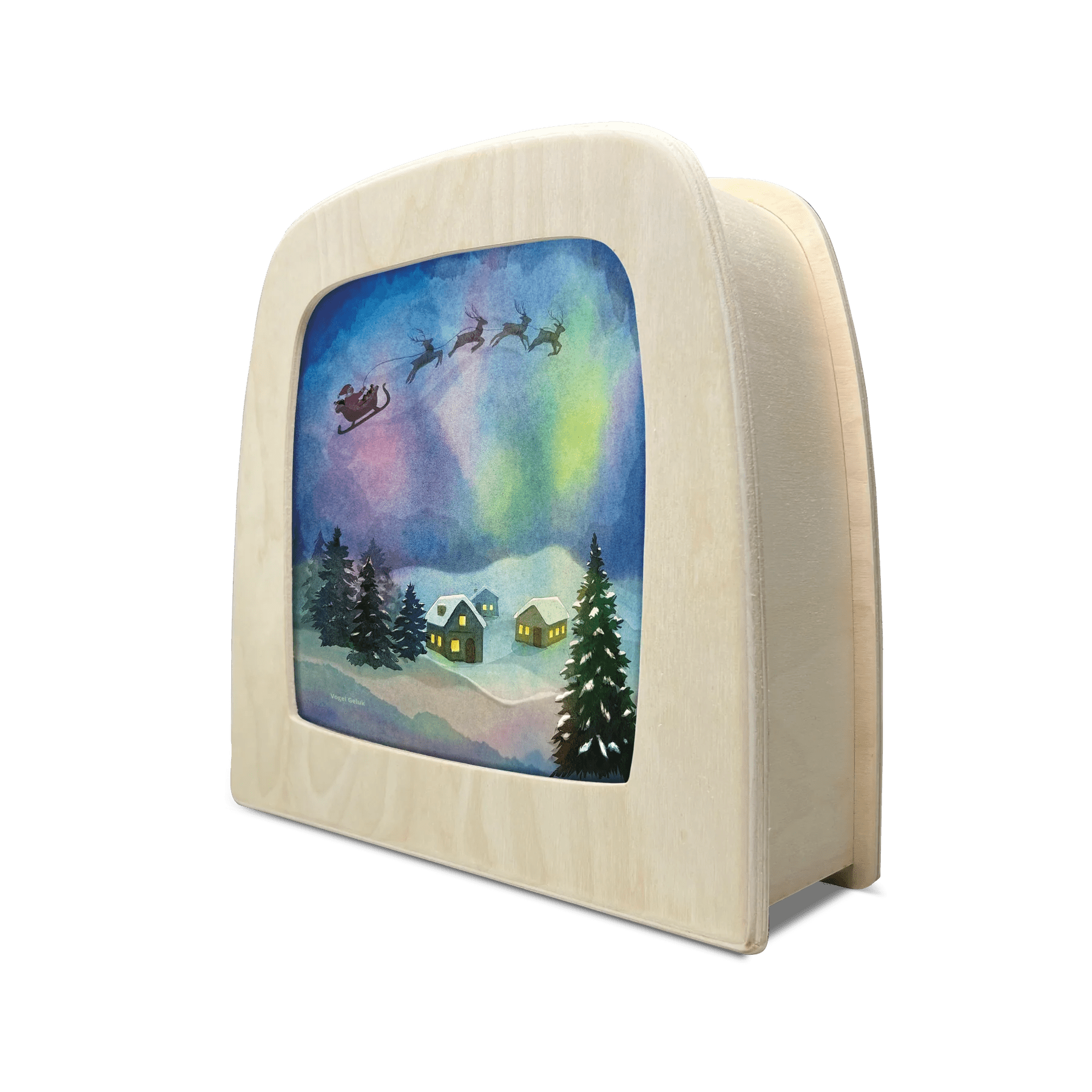 Toverlux - Toverlux - Vogel Geluk - Aurora Sleighride Silhouette - Playlaan