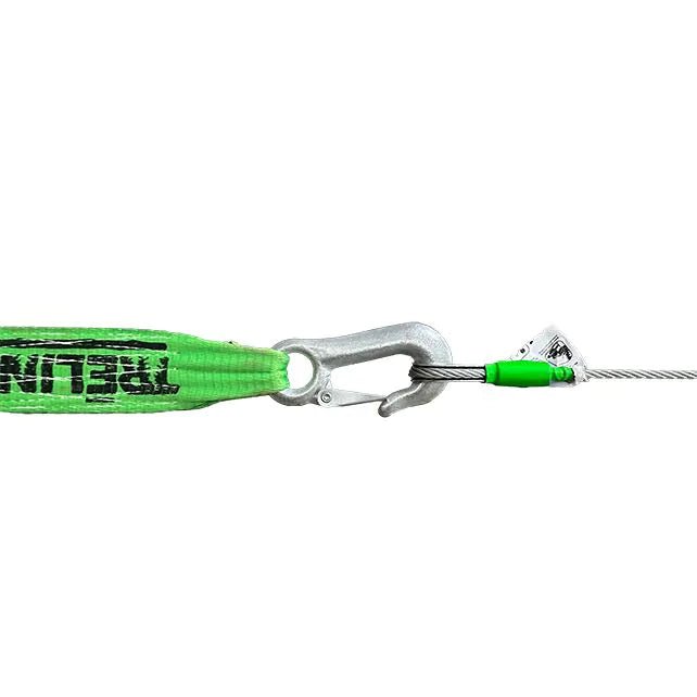 Trelines - Trelines - Outdoor zipline 30 meter met remsysteem - Quickset - Playlaan
