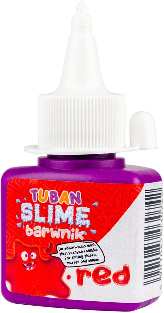 Tuban - Tuban - Verf voor sensorische speelbak of slijm – Rood 35ml - Playlaan