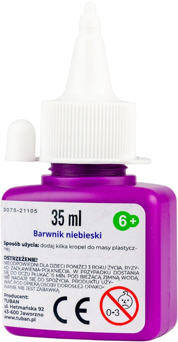 Tuban - Tuban - Verf voor slijm – Blauw 35ml - Playlaan