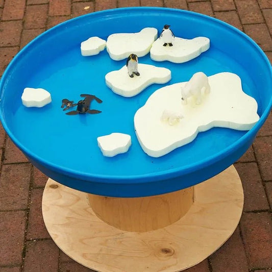 Tuff Tray - Drijvende IJsbergen Set van 7 - Small World Play - Playlaan